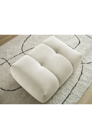 Pouf Fuji - Beige - En polyester
