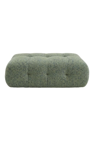 Pouf Laura - Vert clair - En polyester et coton
