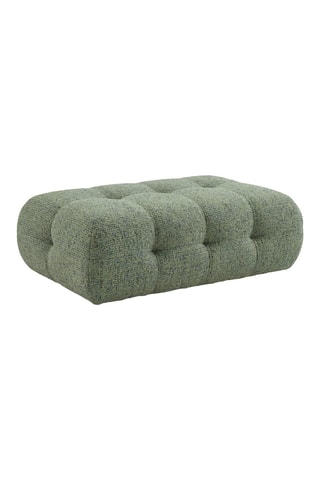 Pouf Laura - Vert clair - En polyester et coton