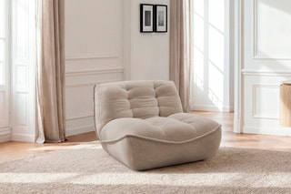 Chauffeuse Serena - Taupe - 1 place - En polyester