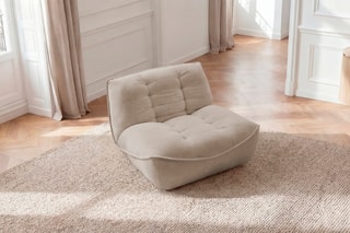 Chauffeuse Serena - Taupe - 1 place - En polyester