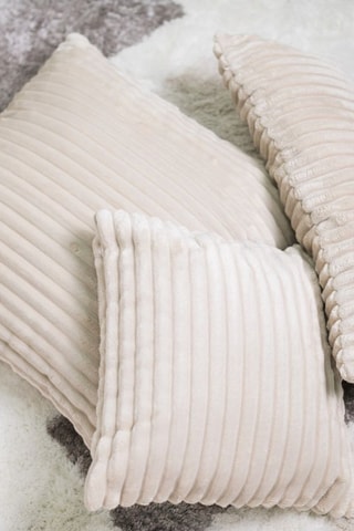 2 coussins en velours Oslo - Beige - 45 x 45 cm