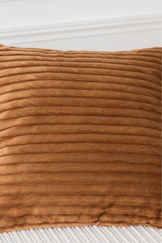 Coussin en velours Oslo - Jaune - 60 x 60 cm