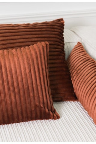Plaid et 2 coussins réversibles Olso - Orange