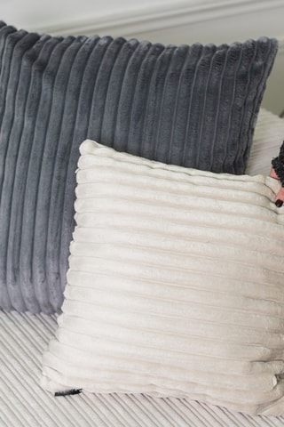 Plaid et 2 coussins réversibles Olso - Beige