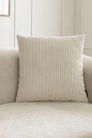 Coussin réversible Stockholm - Beige - 45 x 45 cm