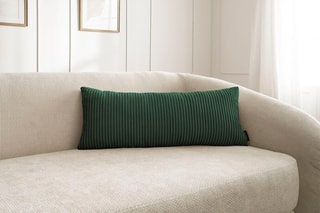Coussin réversible Stockholm - Vert foncé - 30 x 70 cm