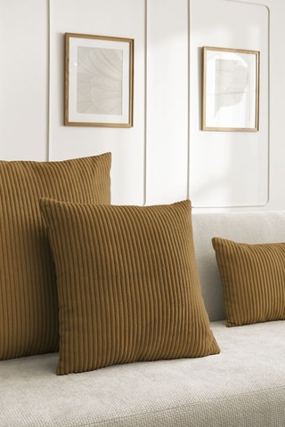 Coussin réversible Stockholm - Jaune - 30 x 70 cm