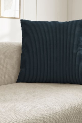 Coussin réversible Stockholm - Bleu foncé - 60 x 60 cm