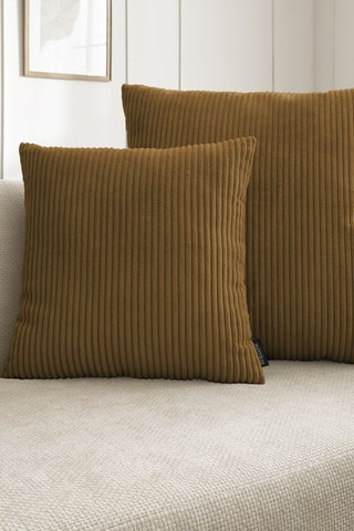 Coussin réversible Stockholm - Jaune - 60 x 60 cm