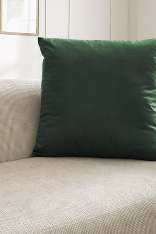 2 coussins réversibles Stockholm - Vert foncé - 60 x 60 cm