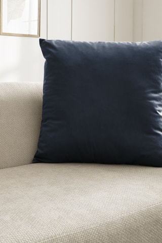 2 coussins réversibles Stockholm - Bleu pétrole - 60 x 60 cm
