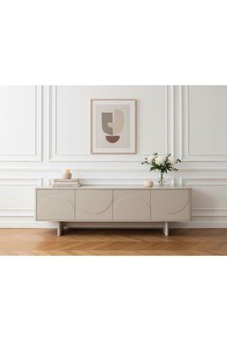 Meuble TV 4 portes Esteban - 180 x 55 x 40 cm