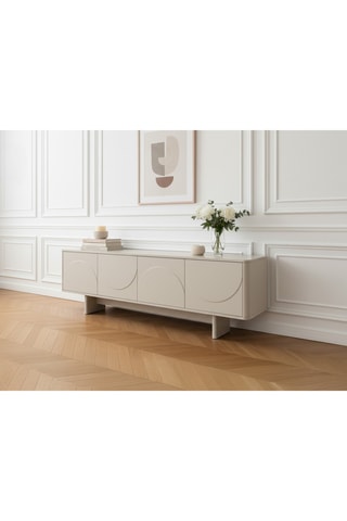 Meuble TV 4 portes Esteban - 180 x 55 x 40 cm