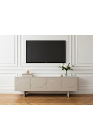 Meuble TV 4 portes Esteban - 180 x 55 x 40 cm