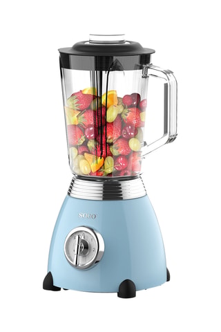 Liquidificadora Retro - Azul - 500 W - 1,5 l