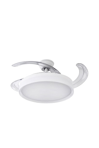 Ventoinha de teto com iluminação LED - Branco