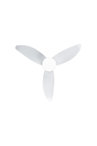 Ventoinha de teto com iluminação LED - Branco