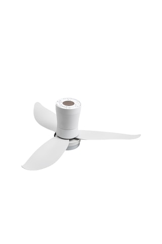 Ventoinha de teto com iluminação LED - Branco