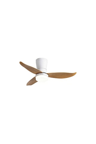 Ventoinha luminária LED - Branco