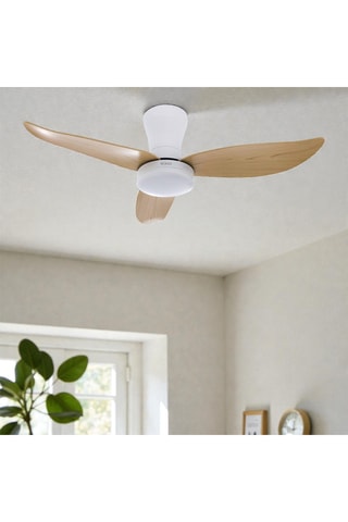 Ventoinha luminária LED - Branco