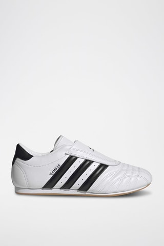 Zapatillas de taekwondo de piel - Blanco
