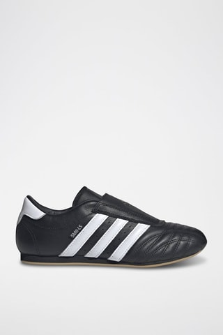 Zapatillas de taekwondo de piel - Negro