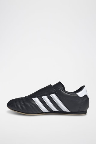 Zapatillas de taekwondo de piel - Negro