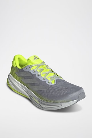 Zapatillas de running Supernova Rise 2 - Gris y verde flúor