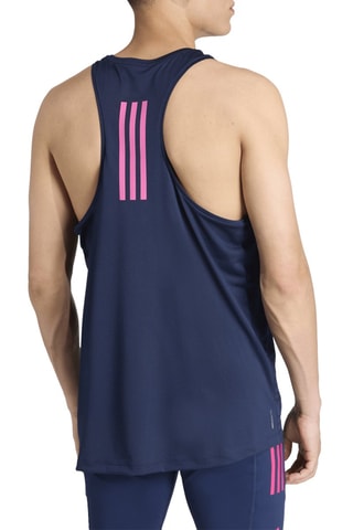 Camiseta de tirantes de running BMW Berlin-Marathon - Azul marino