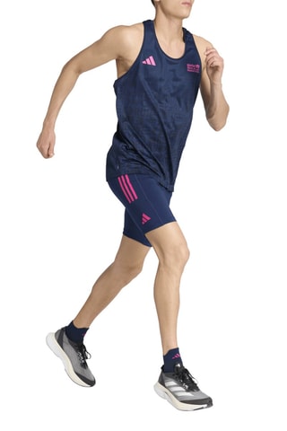 Camiseta de tirantes de running BMW Berlin-Marathon - Azul marino