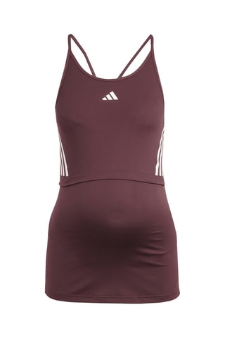 Camiseta de tirantes premamá - Marrón