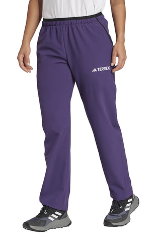 Pantalón regular fit de senderismo Terrex Multi Liteflex - Violeta