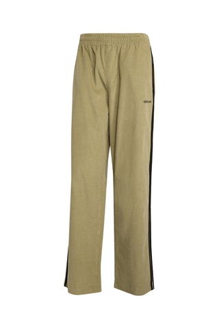 Pantalón regular fit de terciopelo - Caqui