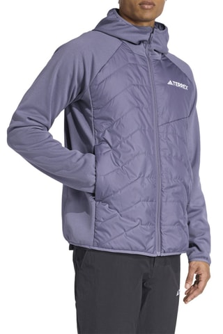 Chaqueta con capucha - Violeta