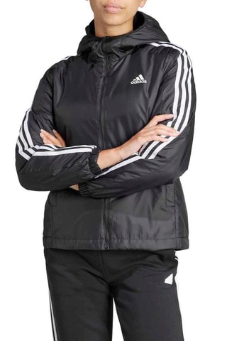 Chaqueta con capucha Essentials - Negro