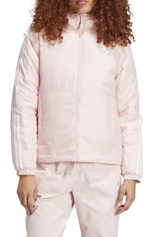 Chaqueta con capucha Essentials - Rosa claro