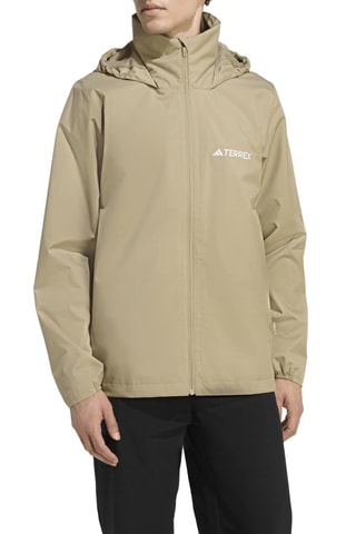 Chaqueta de senderismo con capucha - Verde claro