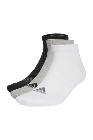3 pares de calcetines de entrenamiento Essentials - Blanco, gris y negro