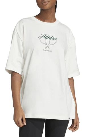 Camiseta oversize de entrenamiento Table - Blanco