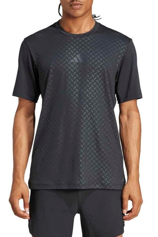 Camiseta slim fit de entrenamiento Strength - Negro