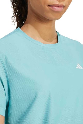 Camiseta regular fit de running Own The Run Base - Turquesa