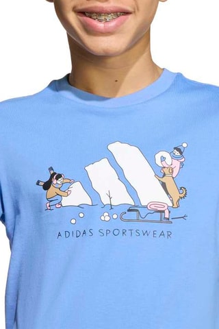 Camiseta regular fit de entrenamiento Table - Celeste