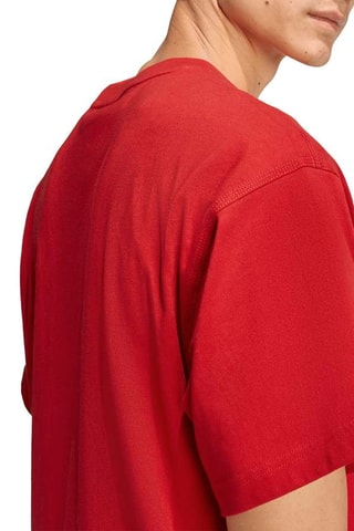 Camiseta oversize Wardrobe Classic Essentials - Rojo