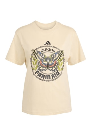 Camiseta loose Farm - Beige