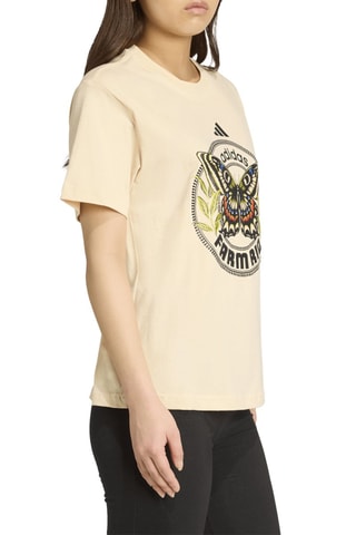 Camiseta loose Farm - Beige