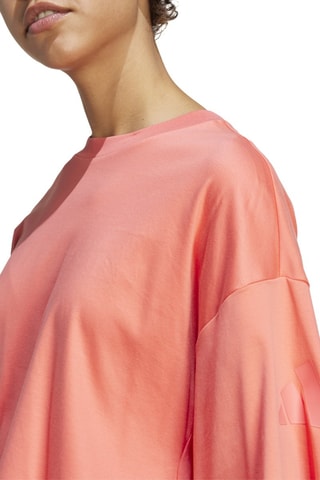 Camiseta loose Lux - Coral