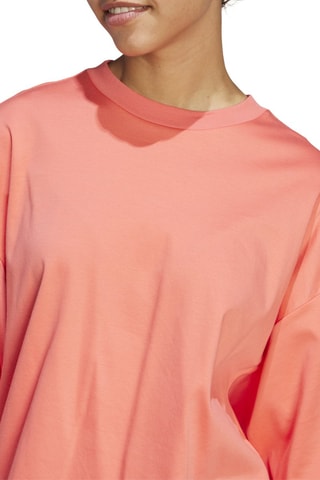 Camiseta loose Lux - Coral