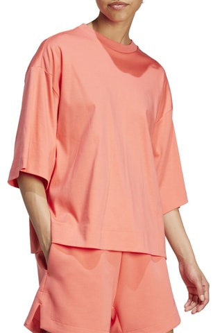 Camiseta loose Lux - Coral