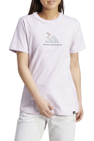 Camiseta regular fit - Malva
